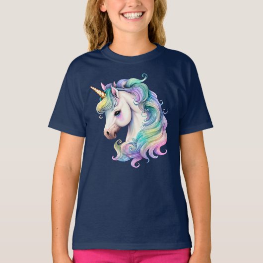 Pastel Unicorn T-shirt (Voorkant)