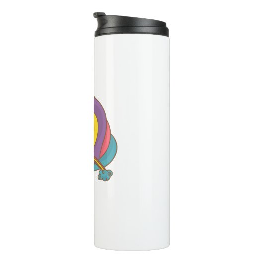 Pastel Unicorn Thermosbeker (Geroteerd rechts)