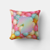 Pastel Unicorn Throw Pillow | Magical Rainbow Home Kussen (Voorkant)