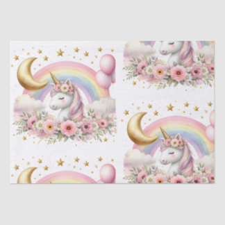 Pastel Unicorn Tissuepapier