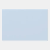 Pastel Vakantie Sneeuwman Complementaire Set van 3 Inpakpapier Vel (Voorkant 3)