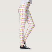Pastel Valentijnsdag Snoep Conversation Hearts Leggings (Rechts)