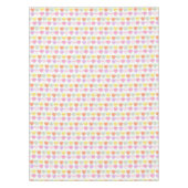 Pastel Valentijnsdag Snoep Harting Love Print Tafelkleed (Voorkant)
