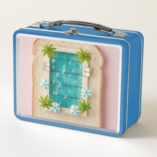 Pastel Vaporwave Pool Toast (Voorkant)
