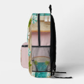 Pastel Vaporwave Pool Toast Bedrukte Rugzak (Rechts)