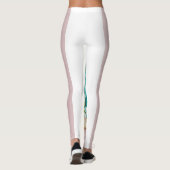 Pastel Vaporwave Pool Toast Leggings (Achterkant)