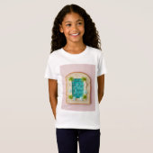 Pastel Vaporwave Pool Toast T-shirt (Voorkant volledig)
