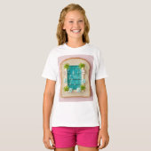 Pastel Vaporwave Pool Toast T-shirt (Voorkant volledig)