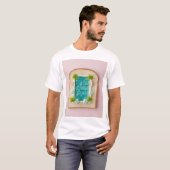 Pastel Vaporwave Pool Toast T-shirt (Voorkant volledig)