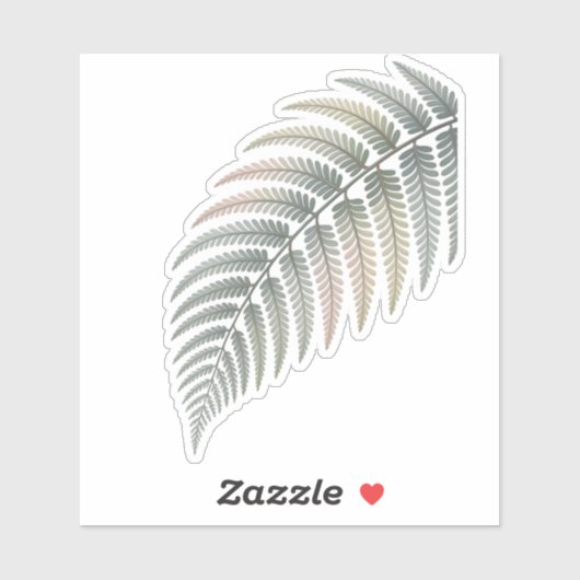 Pastel varenblad* sticker (Vel)