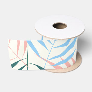 Pastel Varentpatroon Satijnen Lint