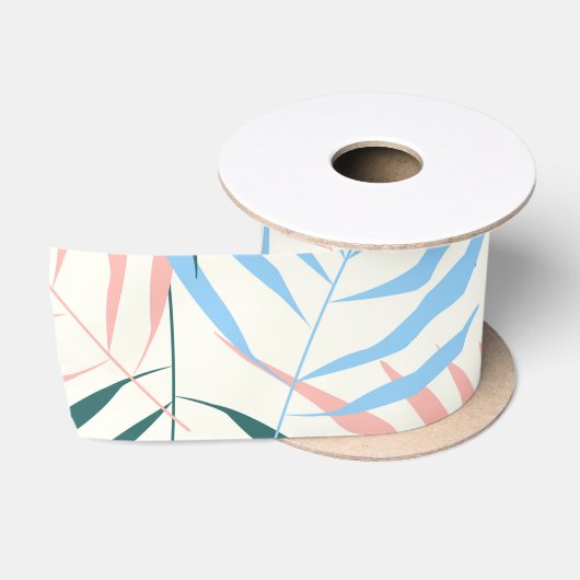 Pastel Varentpatroon Satijnen Lint (Spoel)