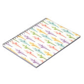 Pastel Veer Notebook Notitieboek (Linkerzijde)