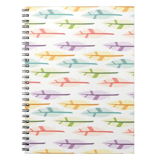 Pastel Veer Notebook Notitieboek (Voorkant)