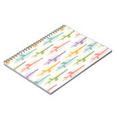 Pastel Veerpatroon Notitieboek (Linkerzijde)