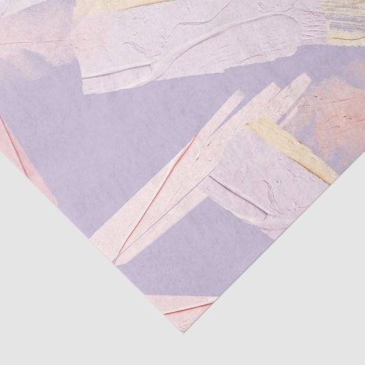 Pastel Verf Penseelstreken Tissuepapier (Detail)