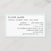 Pastel verf potten Kunstenaar Schilder of Decorato Visitekaartje (Achterkant)