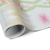 Pastel Verjaardag Wrapping Papier (Rol Hoek)