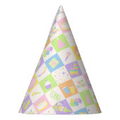 Pastel Verjaardagsicoontjes Feesthoed Feesthoedjes (Links)
