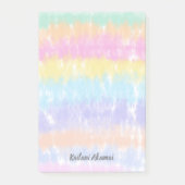 Pastel Verkleurde kleurstof Waterverf Stripes Naa Post-it® Notes (Voorkant)