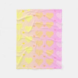 pastel verloop hart deken