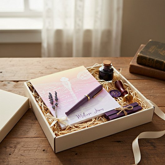 Pastel verloop libel gepersonaliseerd notitieblok