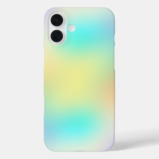 Pastel verloop van blauw geel en paars Case-Mate iPhone case (Achterkant)