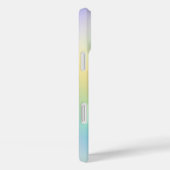 Pastel verloop van blauw geel en paars Case-Mate iPhone case (Achterkant / Rechts)