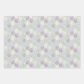 Pastel versierde paaseieren inpakpapier vel (Voorkant 2)