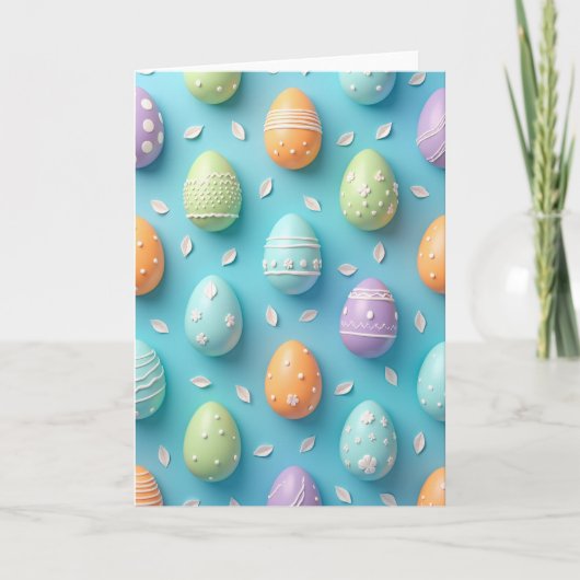 Pastel Versierde Vormen Kaart (Voorkant)