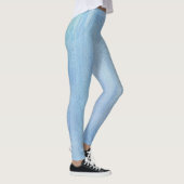 Pastel Verticale Waterverf Abstract Leggings (Rechts)