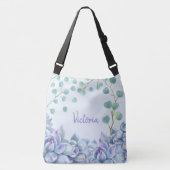 Pastel Vetplant Naam Crossbody Tas (Voorkant)