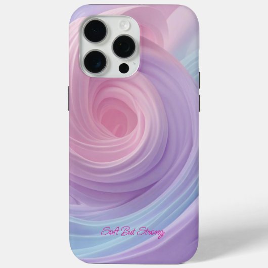 Pastel Vibes Only – Soft Aesthetic Case (Achterkant)