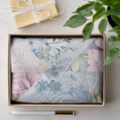 Pastel Victoriaans Bloemen & Kant Lagen Decoupage Tissuepapier (Geschenk)