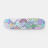 pastel vierkante skateboard (Horizontaal)