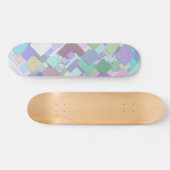 pastel vierkante skateboard (Horizontaal)