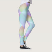 Pastel Vierkantjes Patroon Leggings (Rechts)