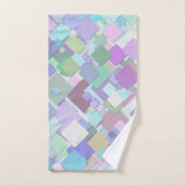 pastel vierkantsbadhanddoekset bad handdoek (Handdoek)