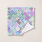 pastel vierkantsbadhanddoekset bad handdoek (Wasdoekje)