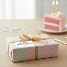 Pastel Vilt Letters Verjaardag