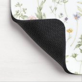 Pastel Vintage Bloemen Muismat (Hoek)