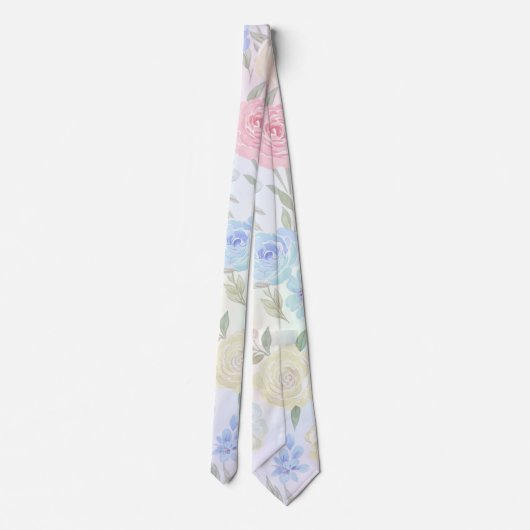 Pastel vintage  stropdas (Achterkant)