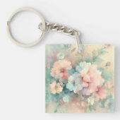 Pastel Vintages Roses  Sleutelhanger (voorkant)