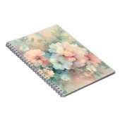 Pastel Vintages Roses Spiral Photo Notebook Notitieboek (Rechterzijde)