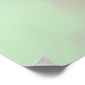 Pastel Vintages Rozen Poster (Hoek)