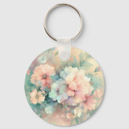 Pastel Vintages Rozen  Sleutelhanger