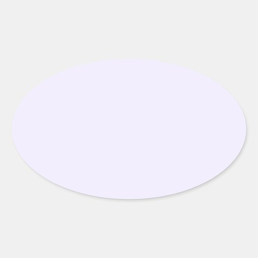 Pastel Violet 2 Ovale Sticker (Voorkant)