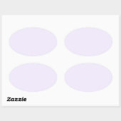 Pastel Violet 2 Ovale Sticker (Vel)