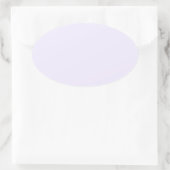 Pastel Violet 2 Ovale Sticker (Tas)