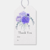 Pastel Violet Floral Cadeaulabel (Voorkant)